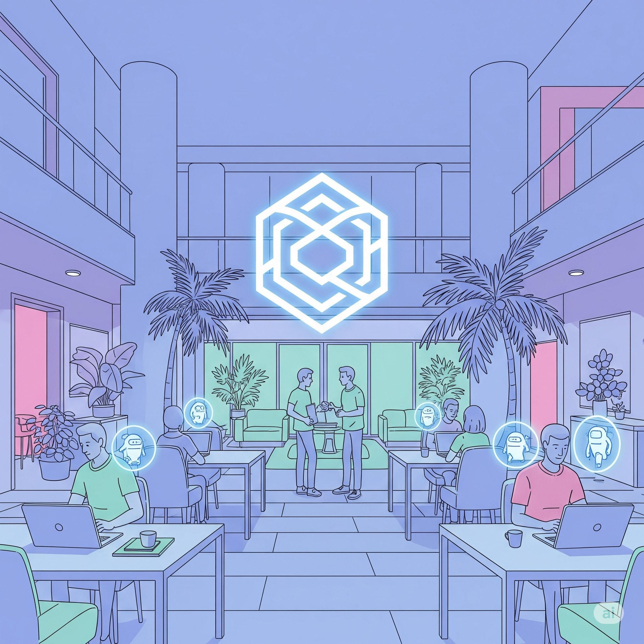 AI network visualization